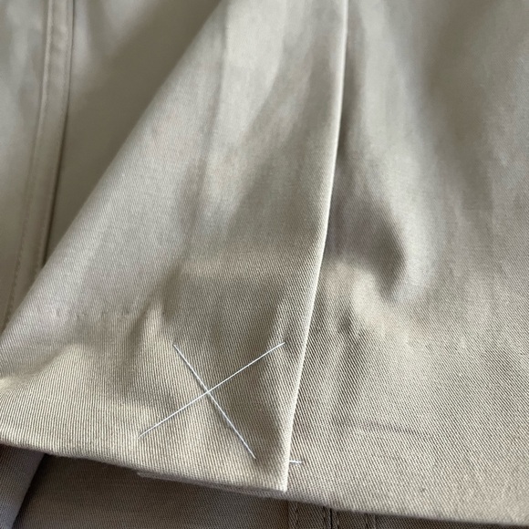 ANN TAYLOR Khaki Pencil Skirt Ladies Size 10P New with Tags Smoke Free Home - Picture 4 of 6